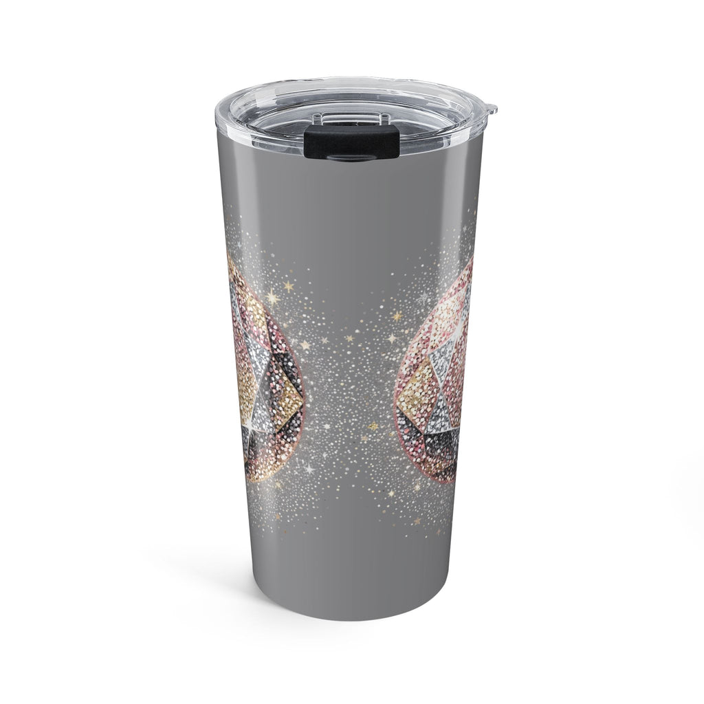 Glittery Grey Tumbler 20oz