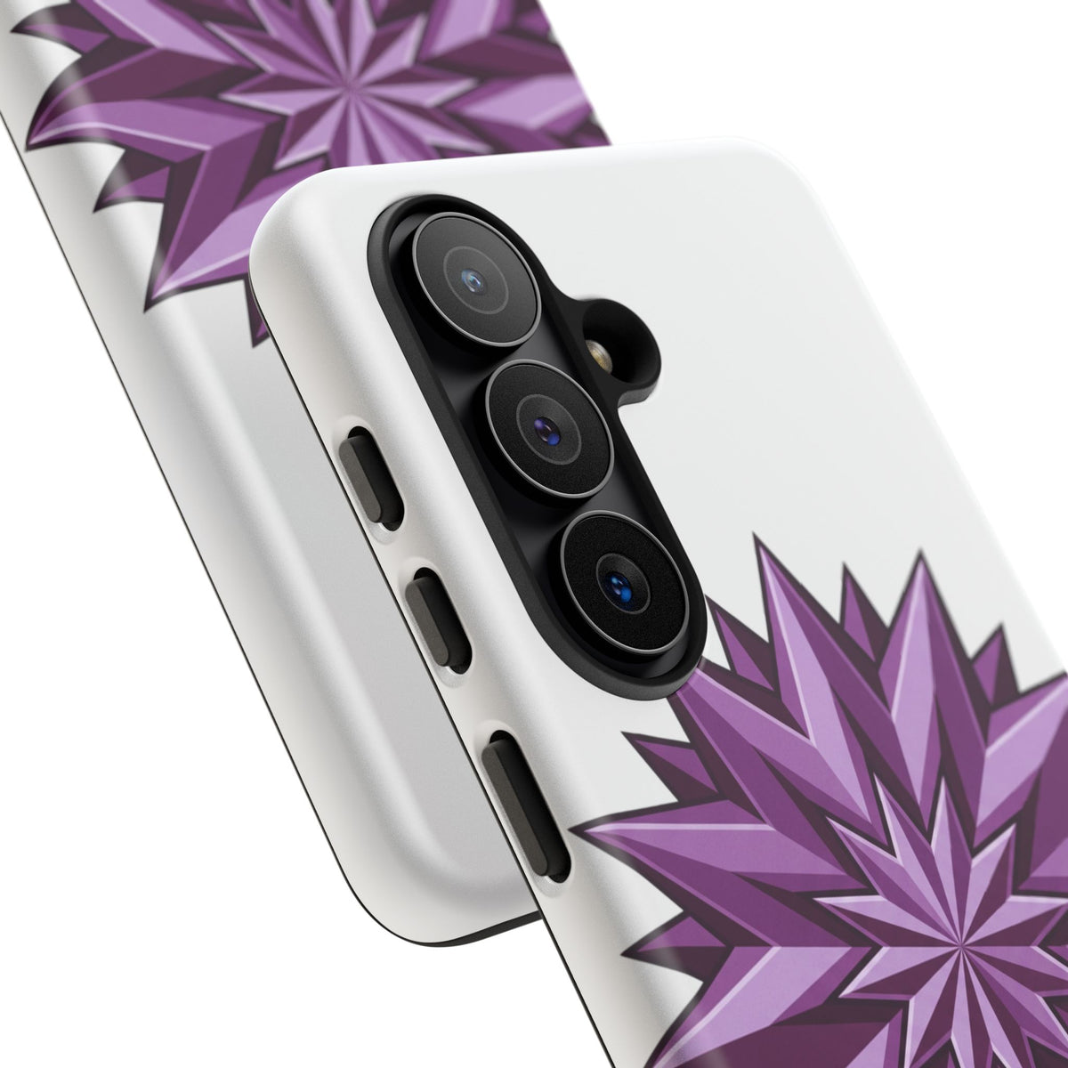 Purple Geometric Star Phone Case