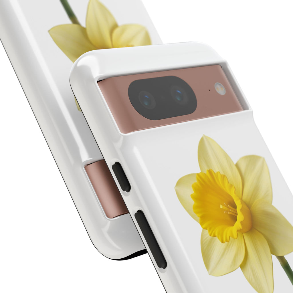 Daffodil Blossom Tough Phone Case — Yellow Spring Floral iPhone Cover
