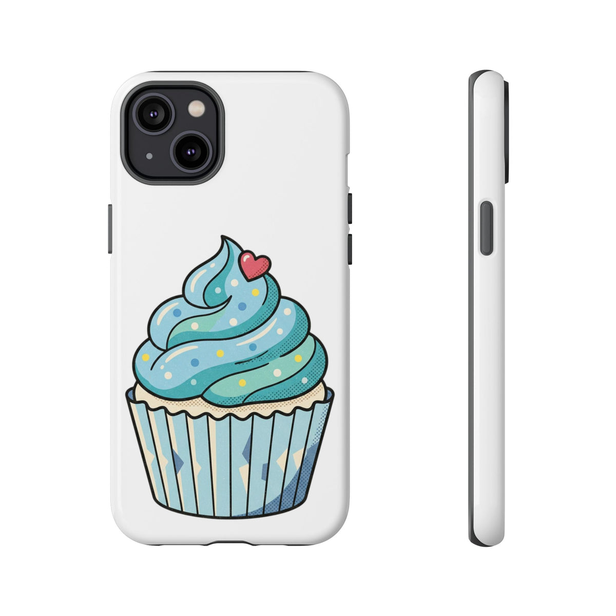 Blue Cupcake Tough Phone Cases