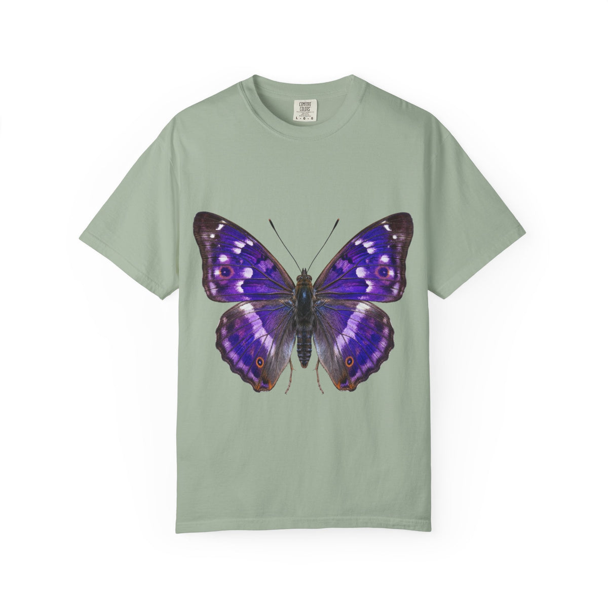 Purple Butterfly T-Shirt — Vibrant Vintage Moth Graphic Tee