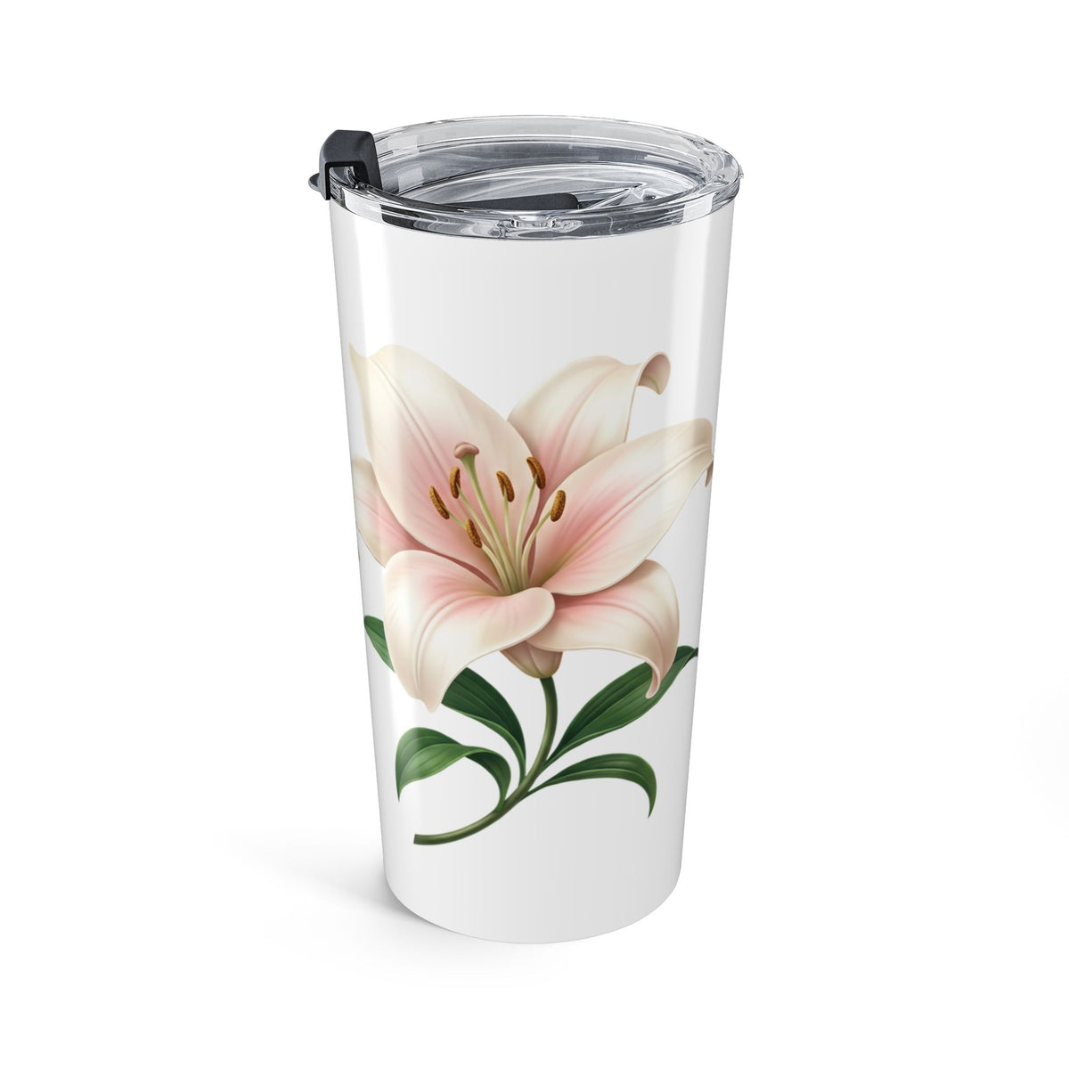 White Lily Tumbler 20oz