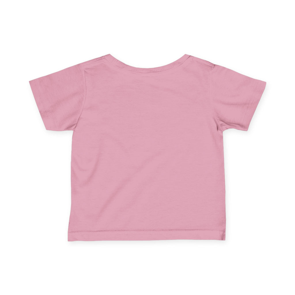 Infant Tee — Rose Gold Glitter Heart Baby T‑Shirt