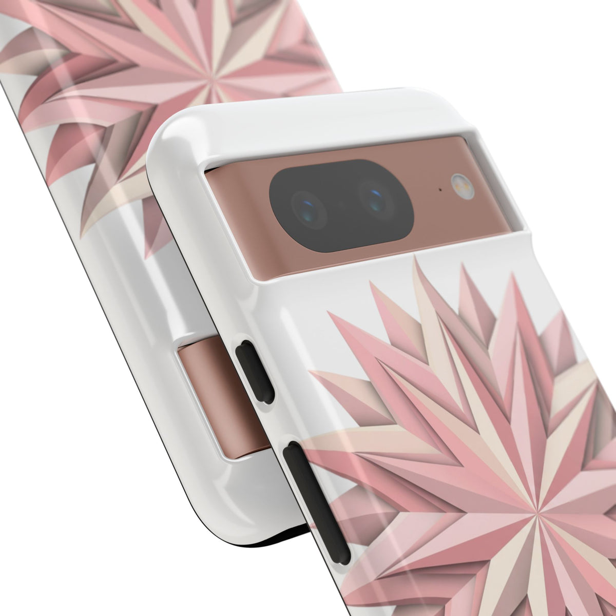 Pink Geometric Star Phone Case — Tough Protective iPhone Cover