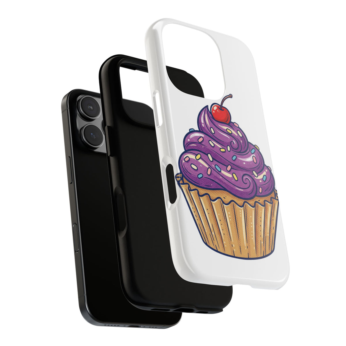 Purple Cupcake Tough Phone Cases