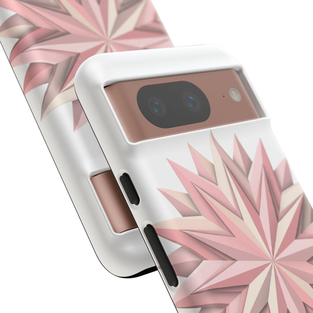 Pink Geometric Star Phone Case — Tough Protective iPhone Cover