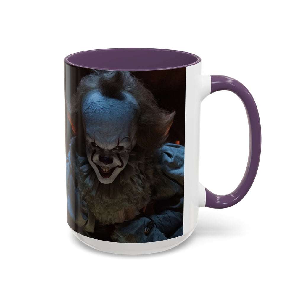 Creepy Pennywise Horror Coffee Mug — Scary Clown Accent Mug (11/15oz)