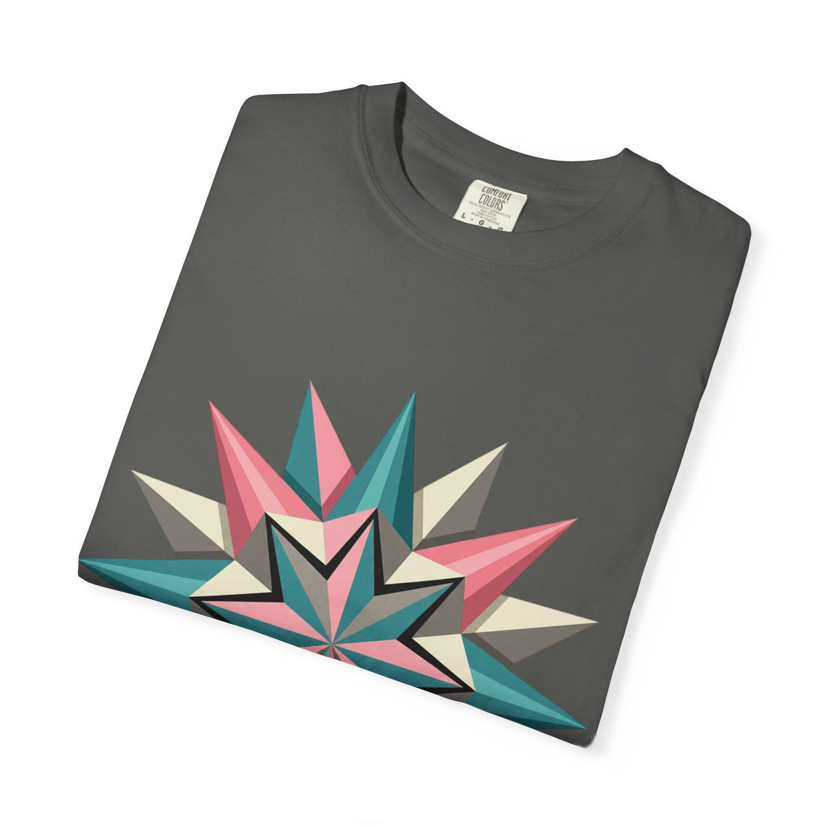 Geometric Starburst Graphic T-Shirt