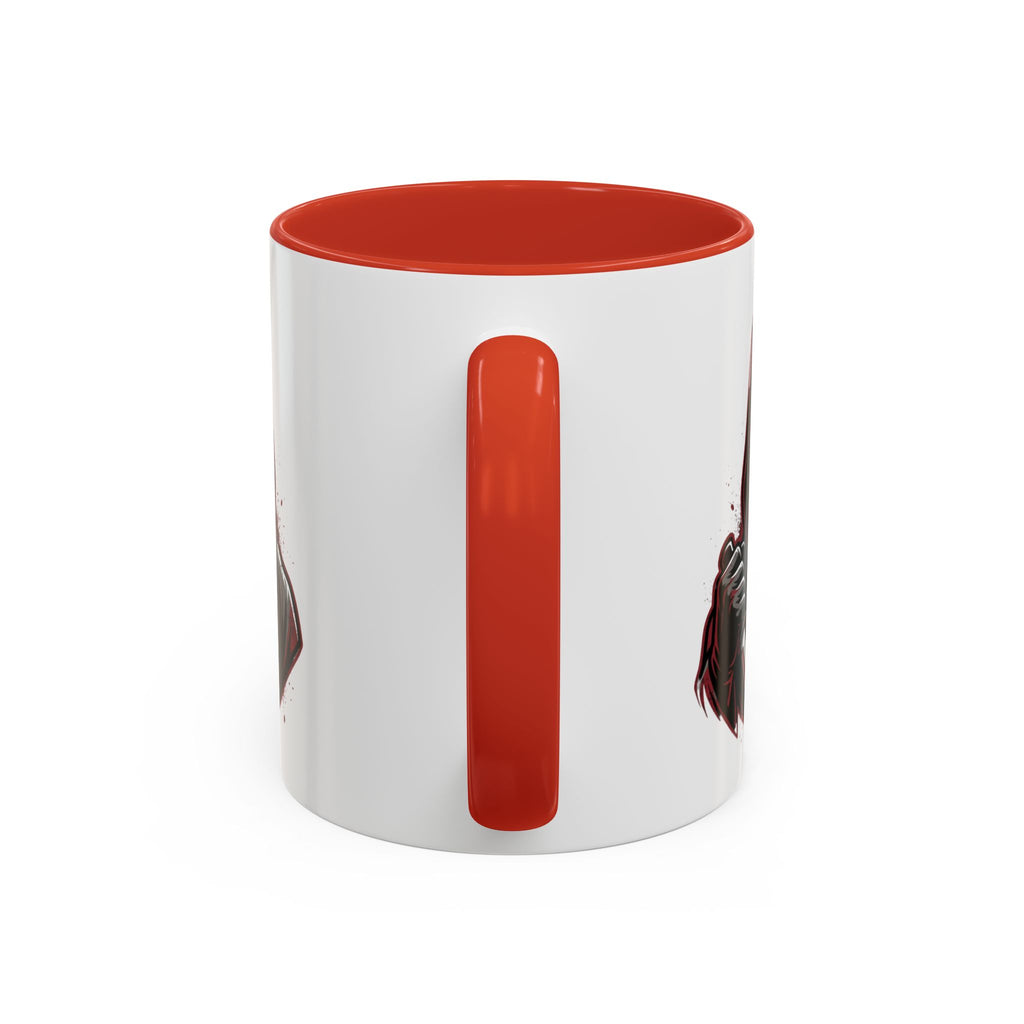 Scream Mask Accent Coffee Mug — Horror Killer Design (11/15oz)
