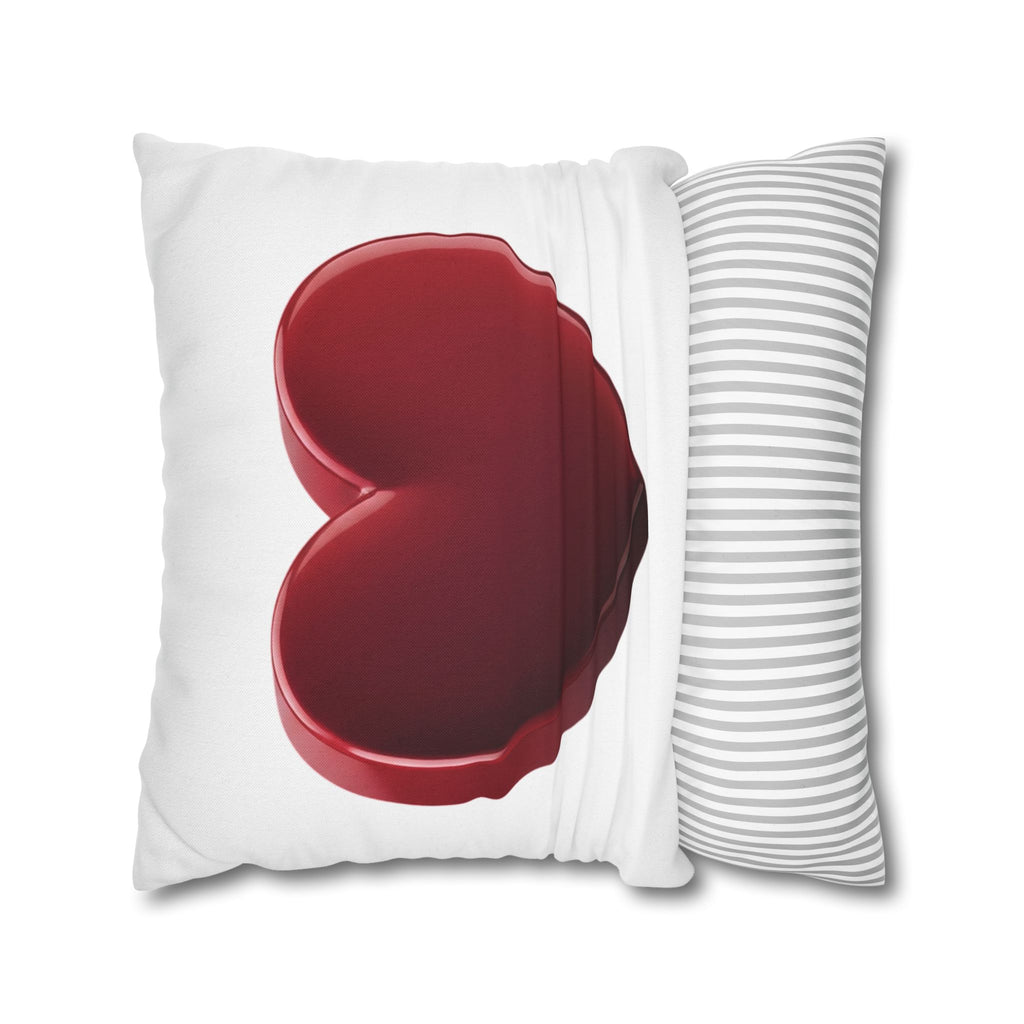 Red Heart Spun Polyester Square Pillowcase