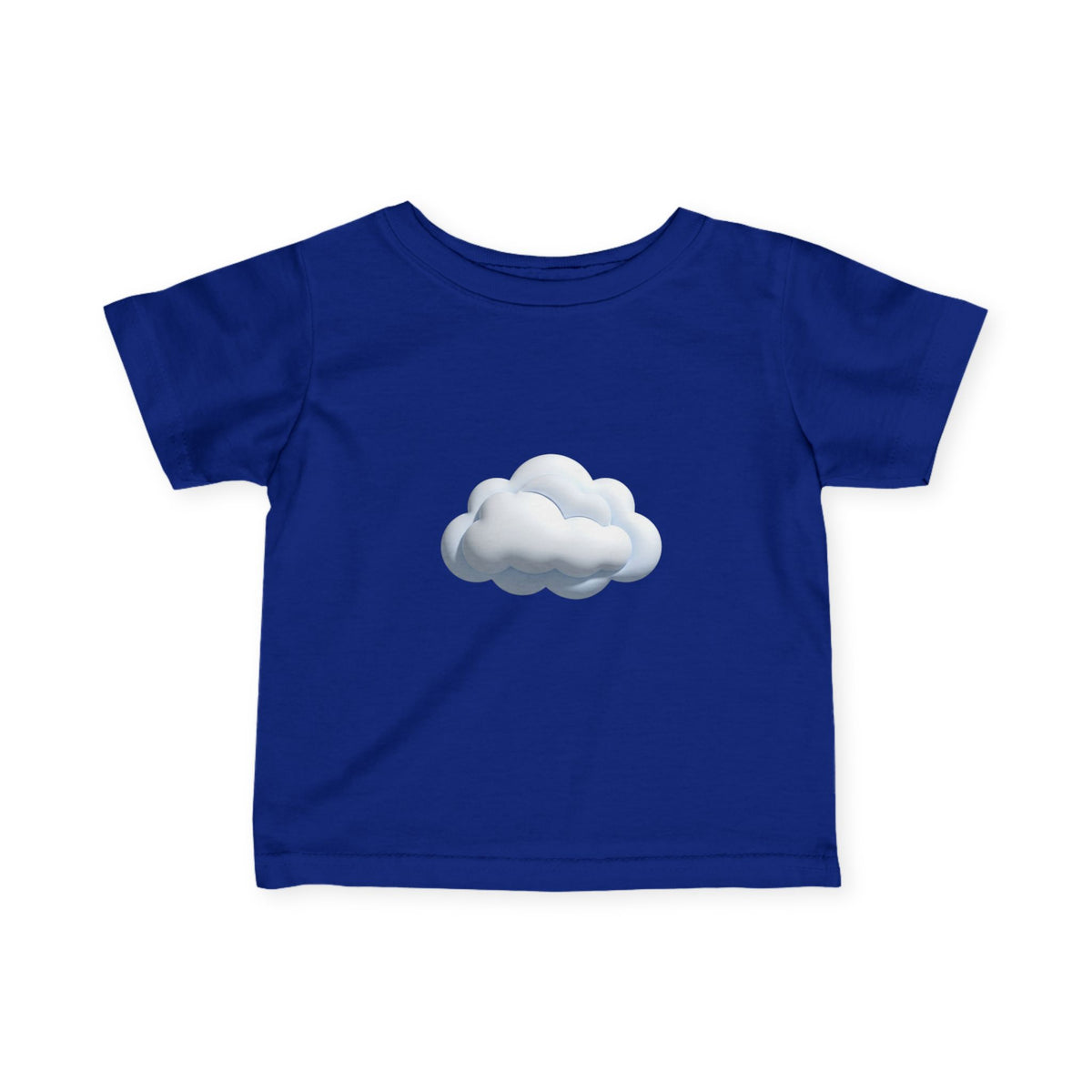 Baby Tee with Soft Cloud Graphic — Infant Cloud Print Shirt