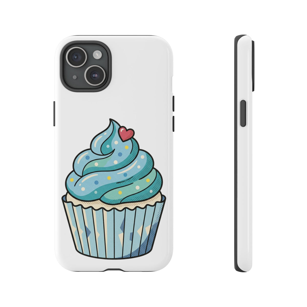 Blue Cupcake Tough Phone Cases