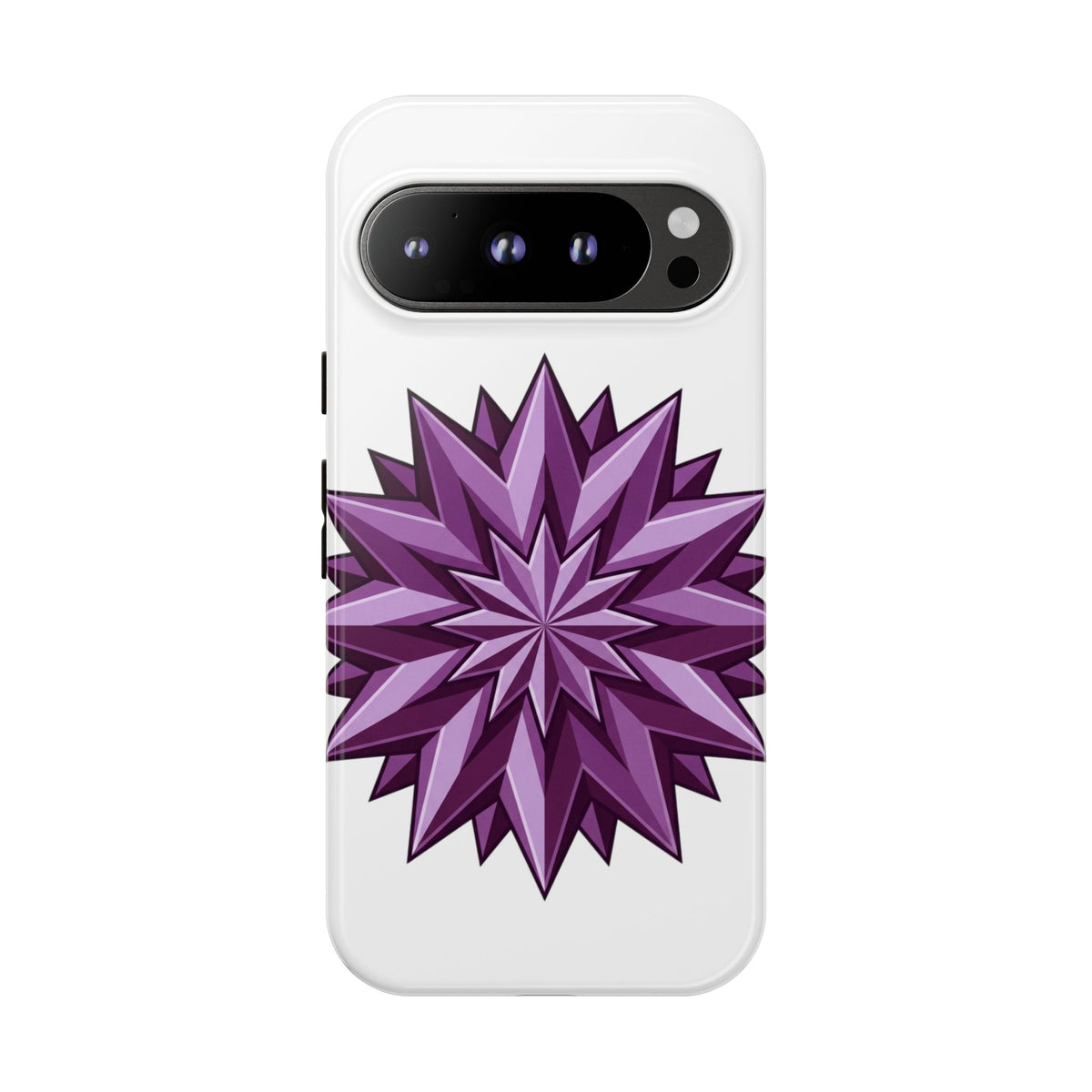 Purple Geometric Star Phone Case