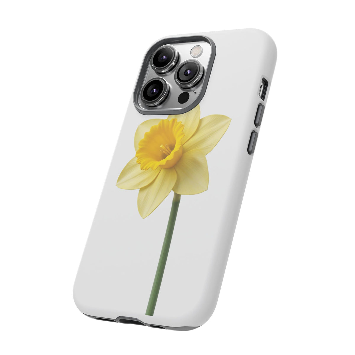 Daffodil Blossom Tough Phone Case — Yellow Spring Floral iPhone Cover