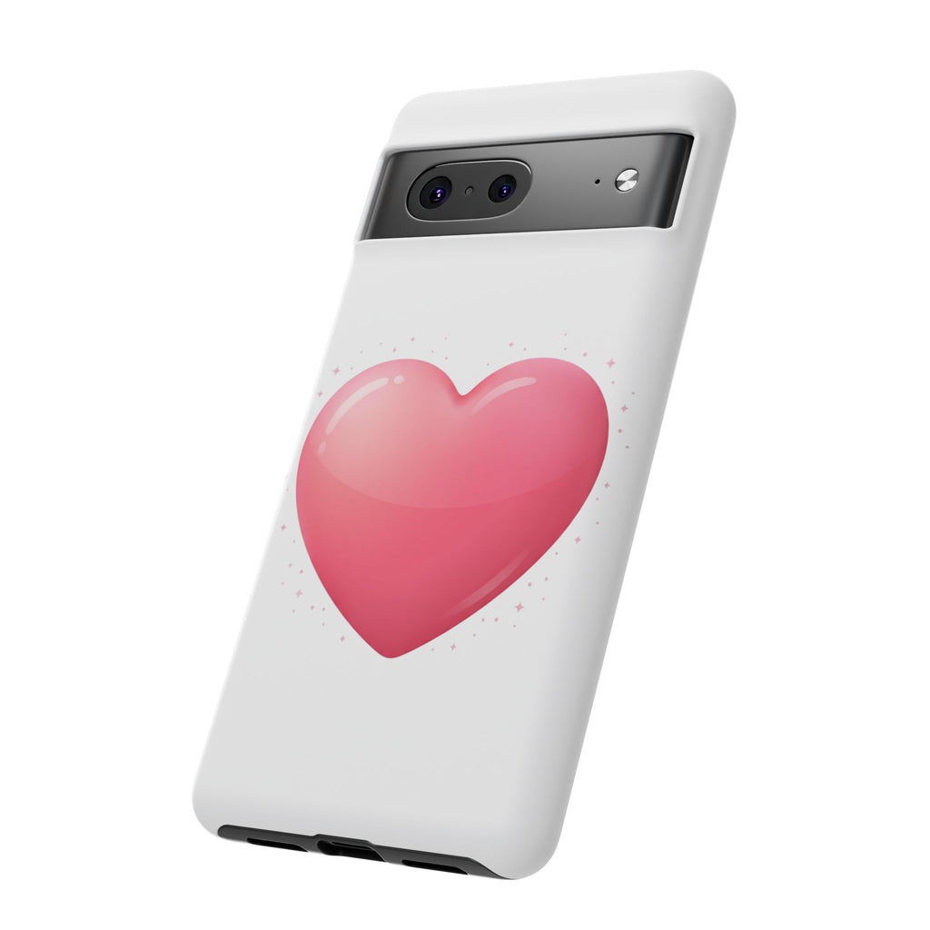 Heart Emoji Tough Case — Cute Pink Heart Phone Case for iPhone & Android