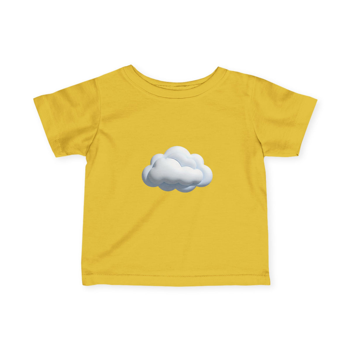 Baby Tee with Soft Cloud Graphic — Infant Cloud Print Shirt
