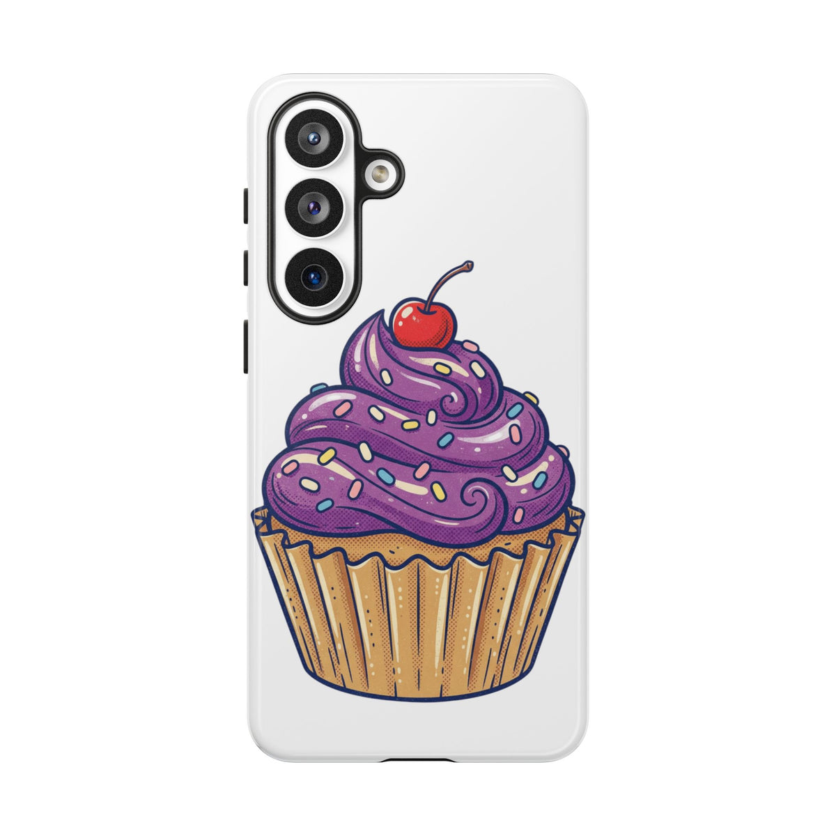 Purple Cupcake Tough Phone Cases