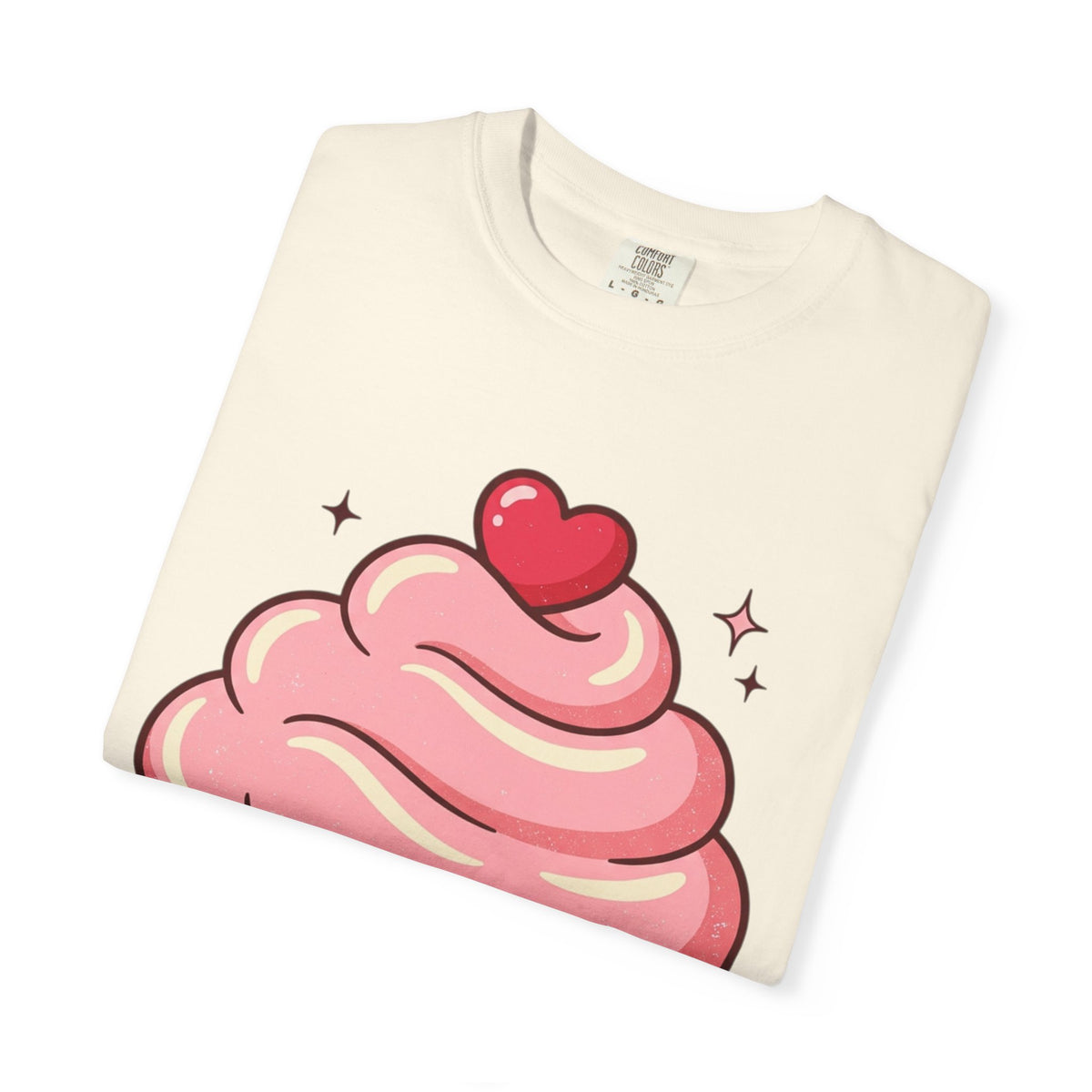 Pink Cupcake Unisex Garment-Dyed T-shirt