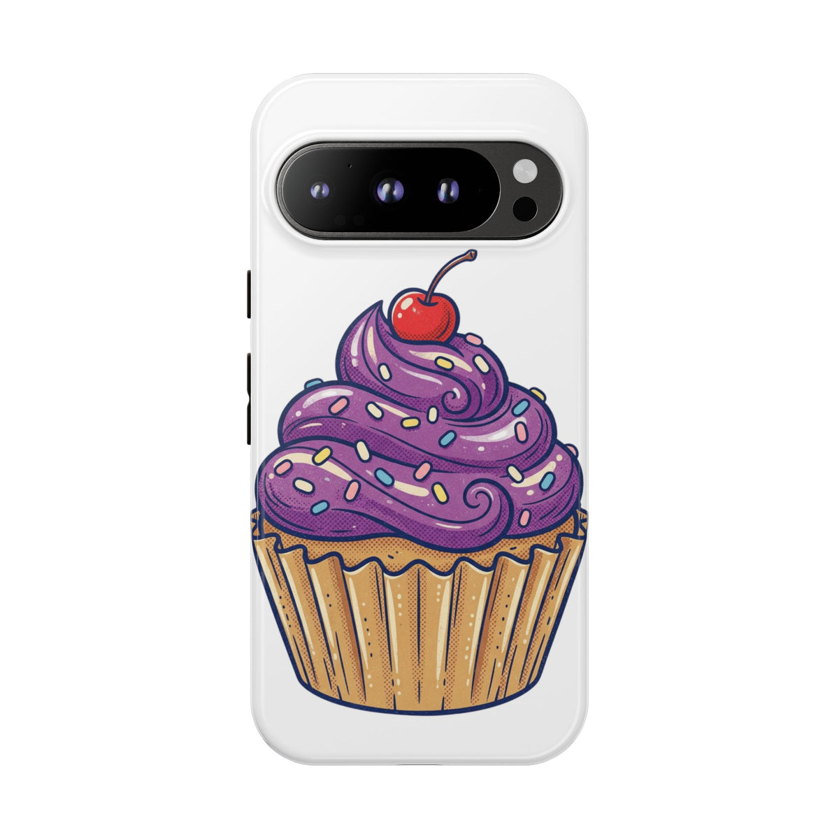 Purple Cupcake Tough Phone Cases