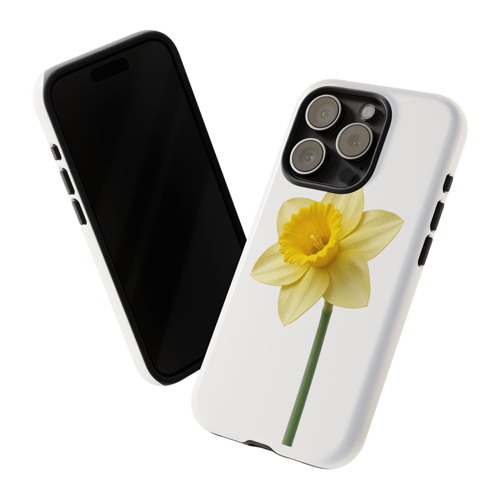Daffodil Blossom Tough Phone Case — Yellow Spring Floral iPhone Cover