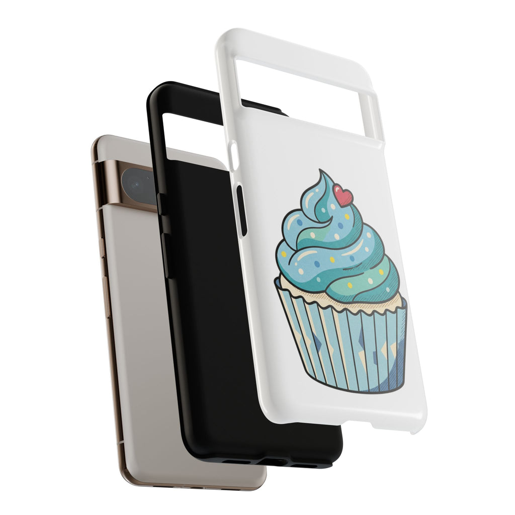 Blue Cupcake Tough Phone Cases