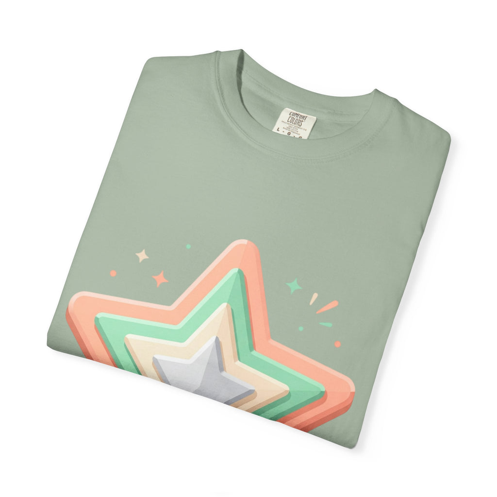 Star Design Unisex Garment-Dyed T-shirt