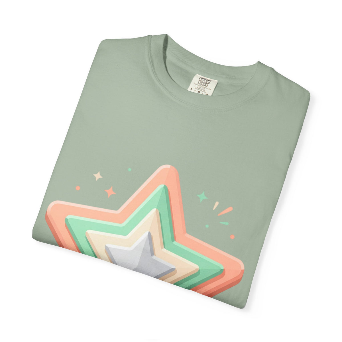 Star Design Unisex Garment-Dyed T-shirt