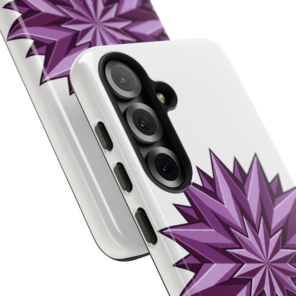 Purple Geometric Star Phone Case
