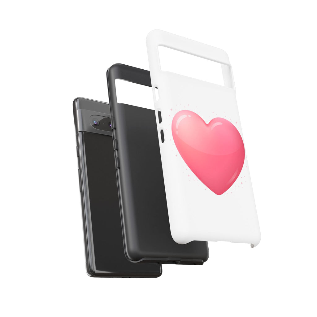 Heart Emoji Tough Case — Cute Pink Heart Phone Case for iPhone & Android