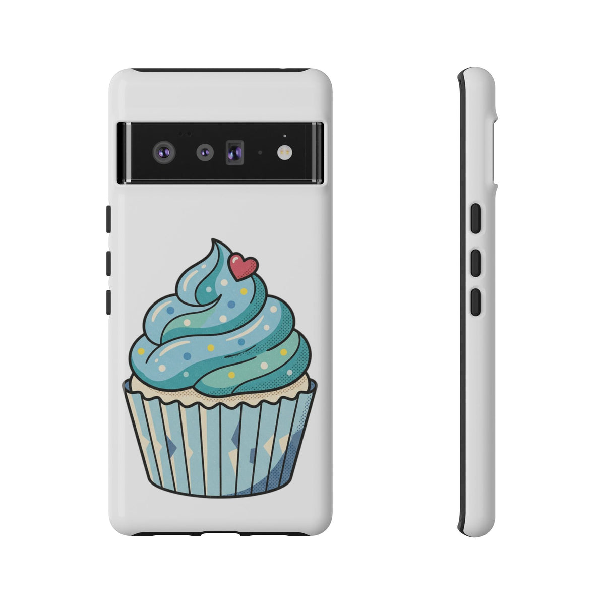 Blue Cupcake Tough Phone Cases
