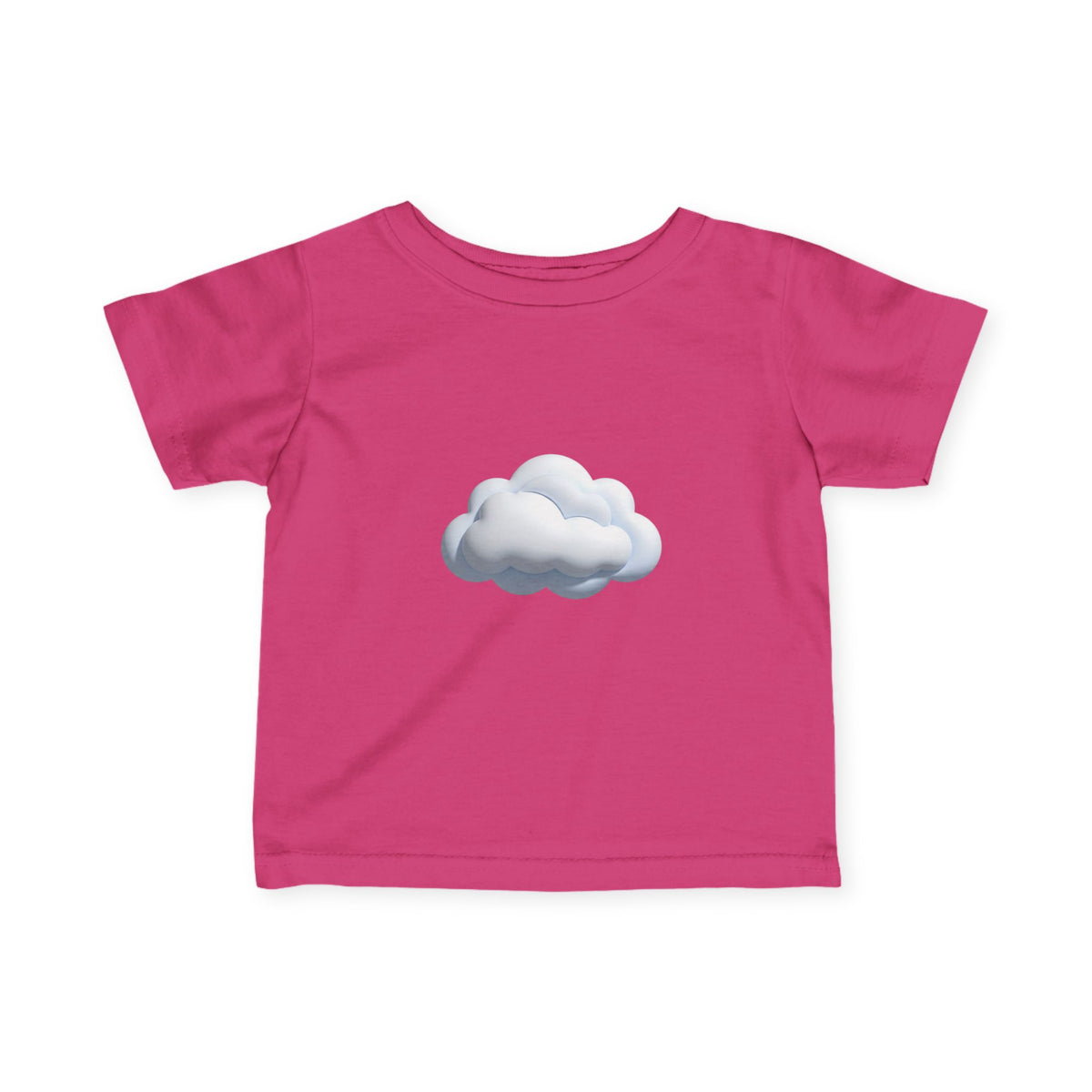Baby Tee with Soft Cloud Graphic — Infant Cloud Print Shirt