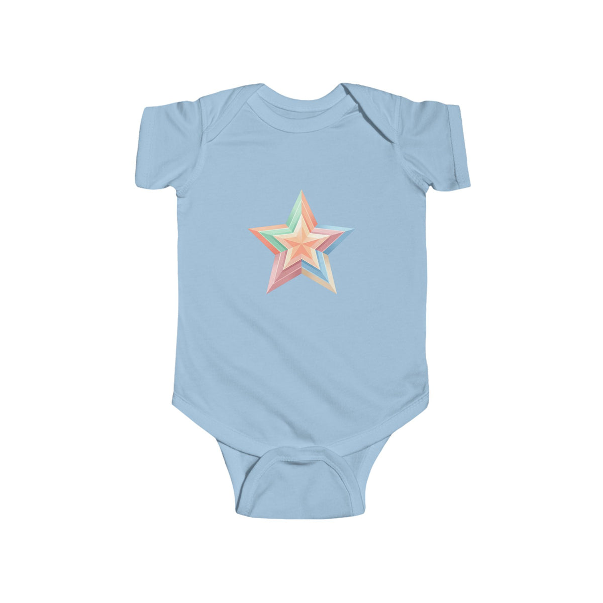 Star Design Infant Fine Jersey Bodysuit