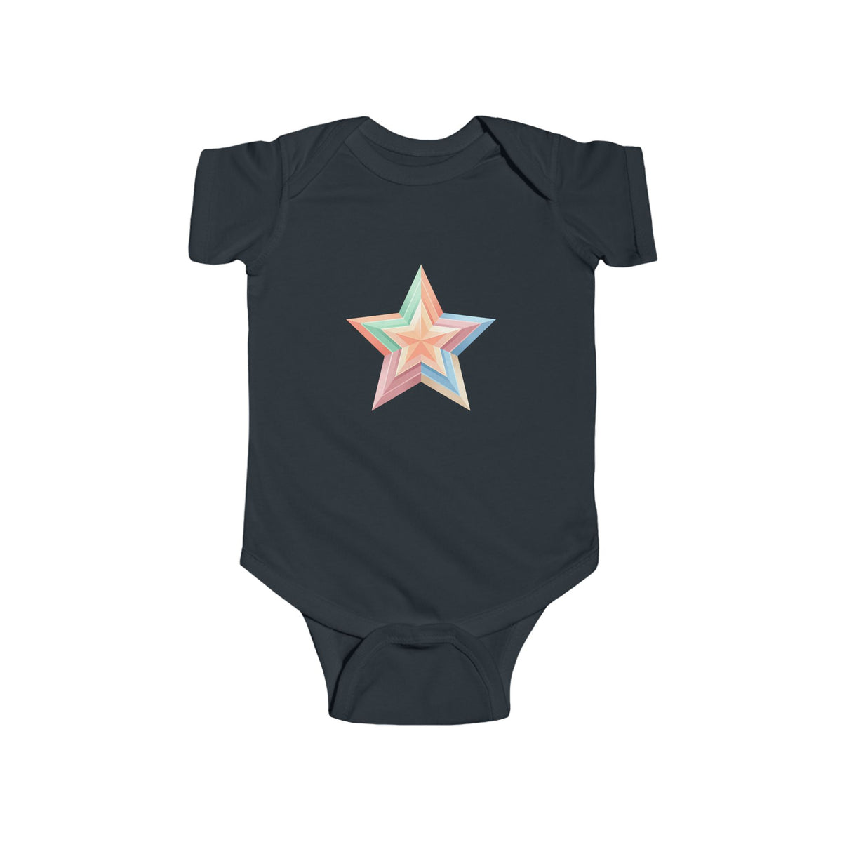 Star Design Infant Fine Jersey Bodysuit
