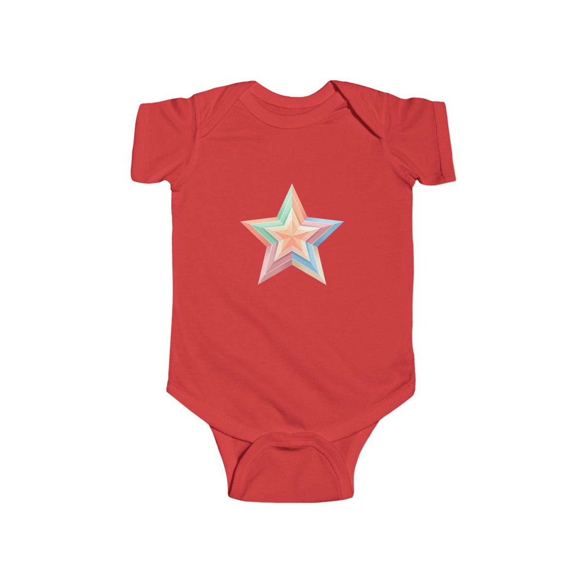 Star Design Infant Fine Jersey Bodysuit