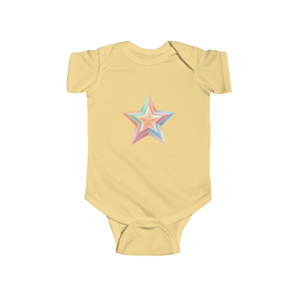 Star Design Infant Fine Jersey Bodysuit