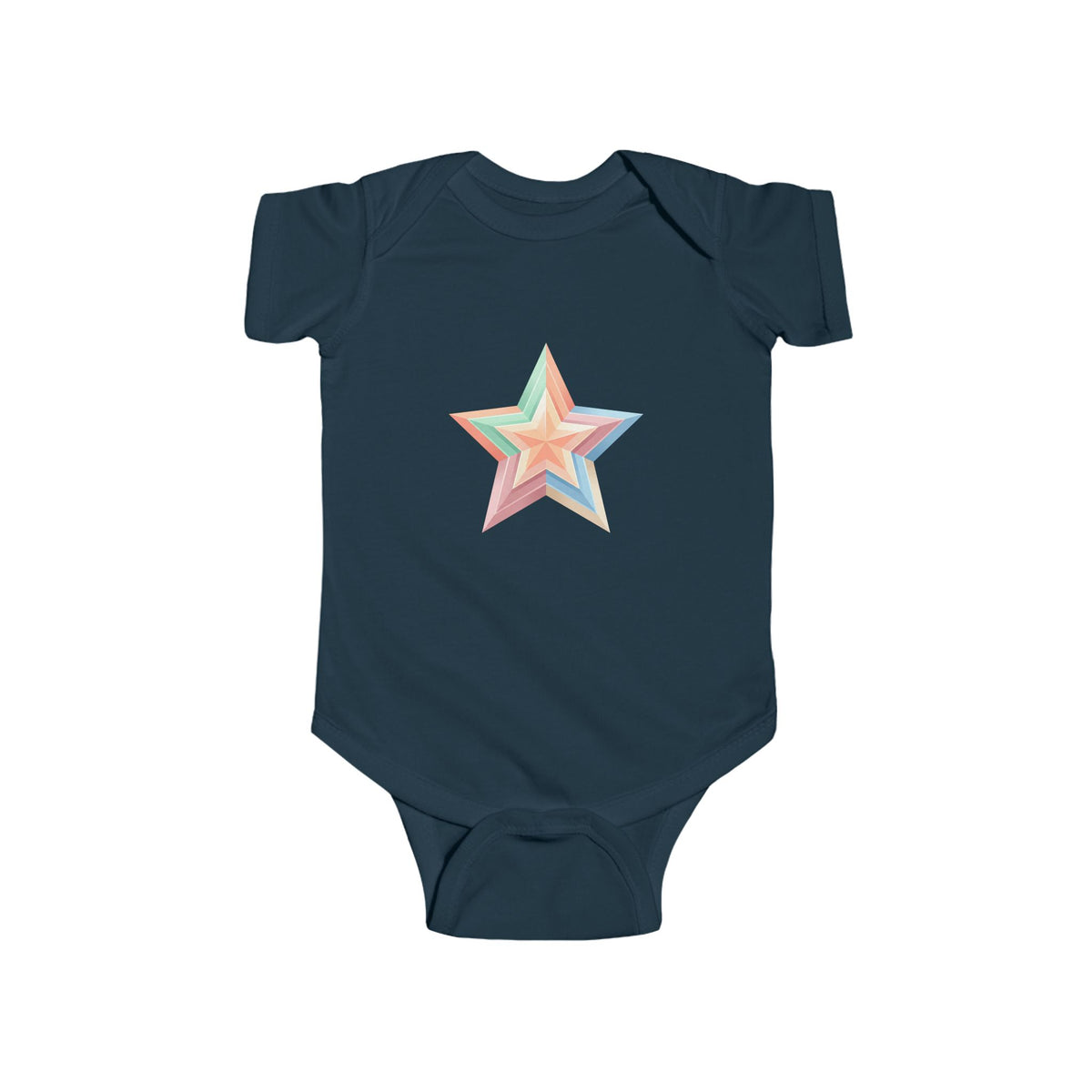 Star Design Infant Fine Jersey Bodysuit