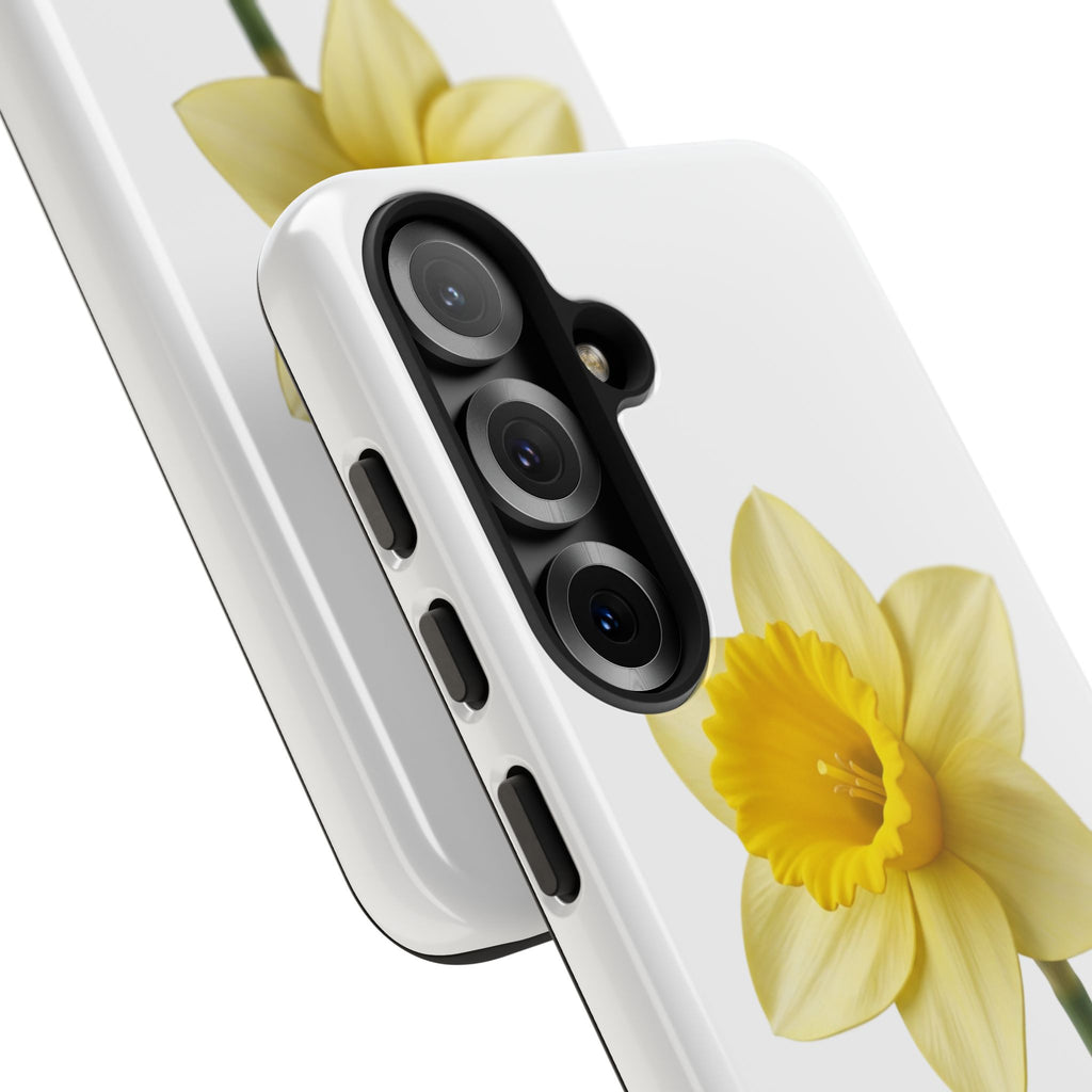 Daffodil Blossom Tough Phone Case — Yellow Spring Floral iPhone Cover