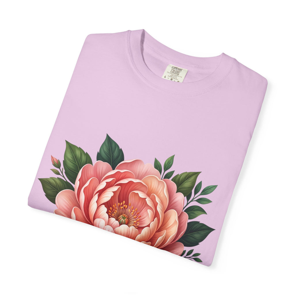 Peony Bloom T-Shirt — Vintage Floral Graphic Tee