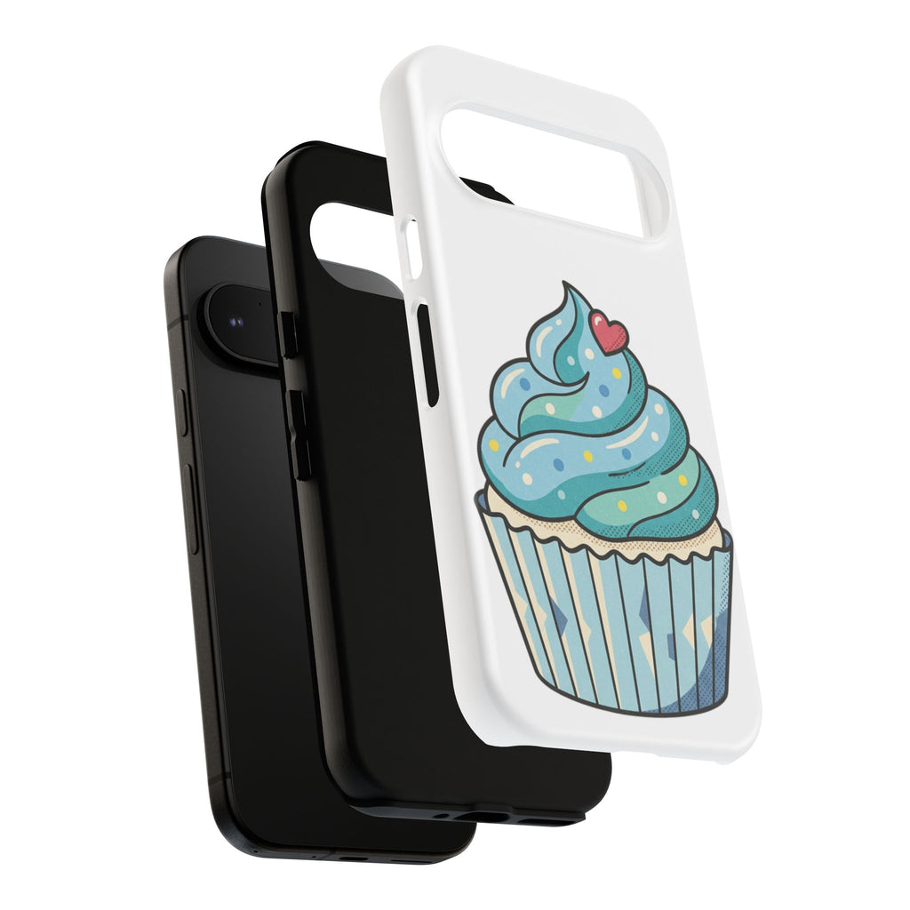 Blue Cupcake Tough Phone Cases