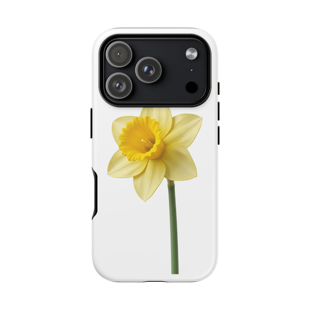 Daffodil Blossom Tough Phone Case — Yellow Spring Floral iPhone Cover