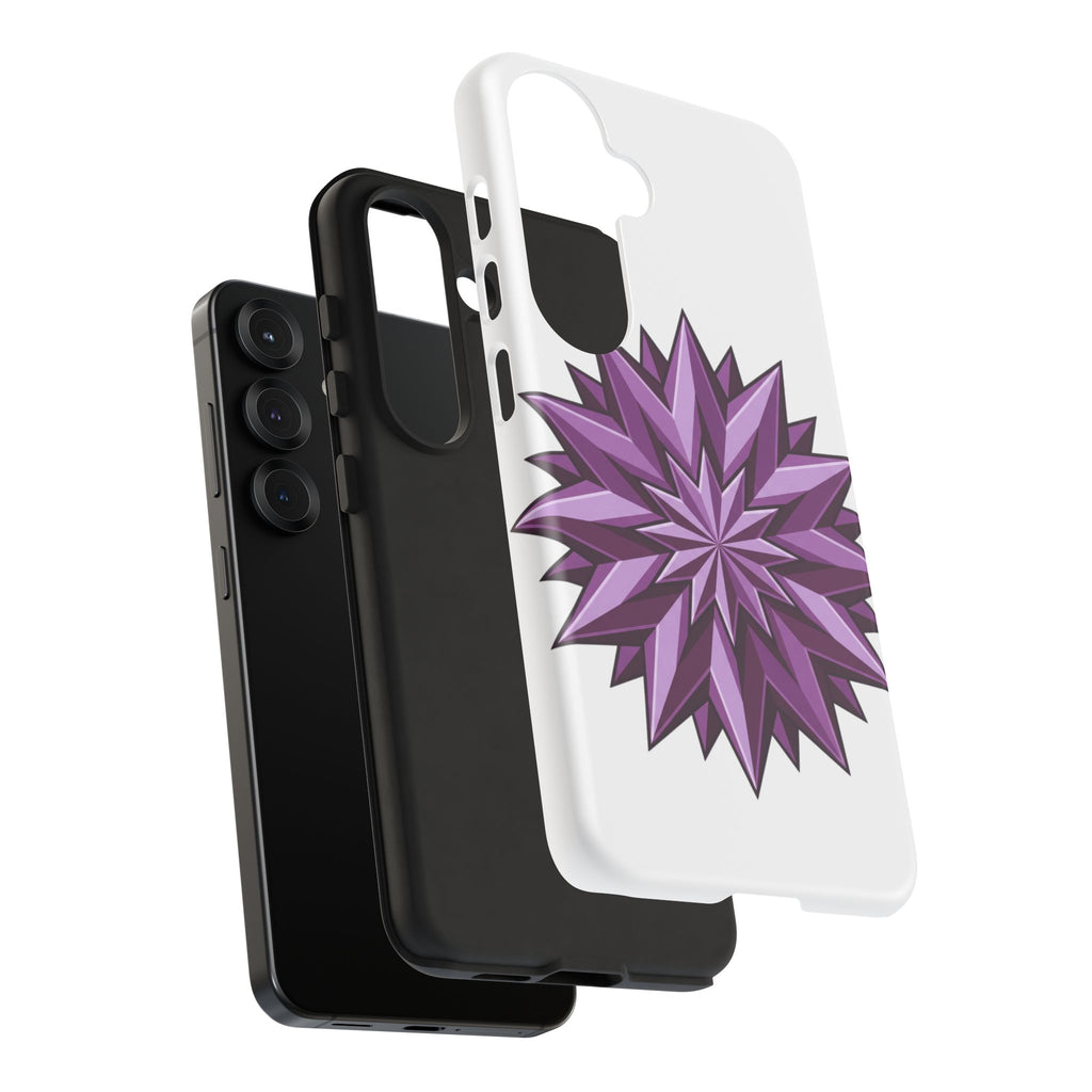 Purple Geometric Star Phone Case