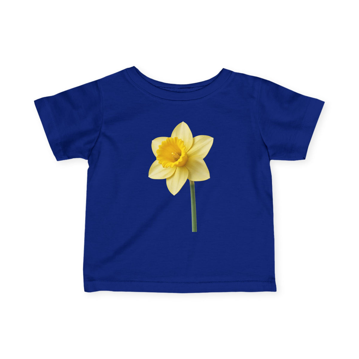 Infant Tee — Yellow Daffodil Floral Baby Shirt