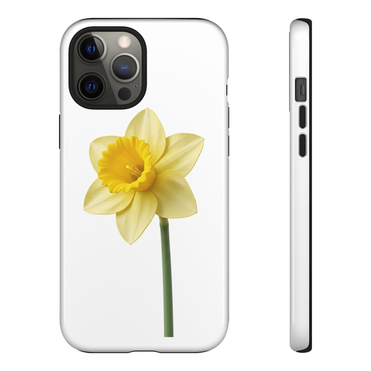 Daffodil Blossom Tough Phone Case — Yellow Spring Floral iPhone Cover