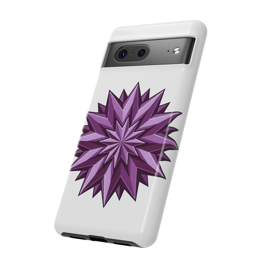 Purple Geometric Star Phone Case