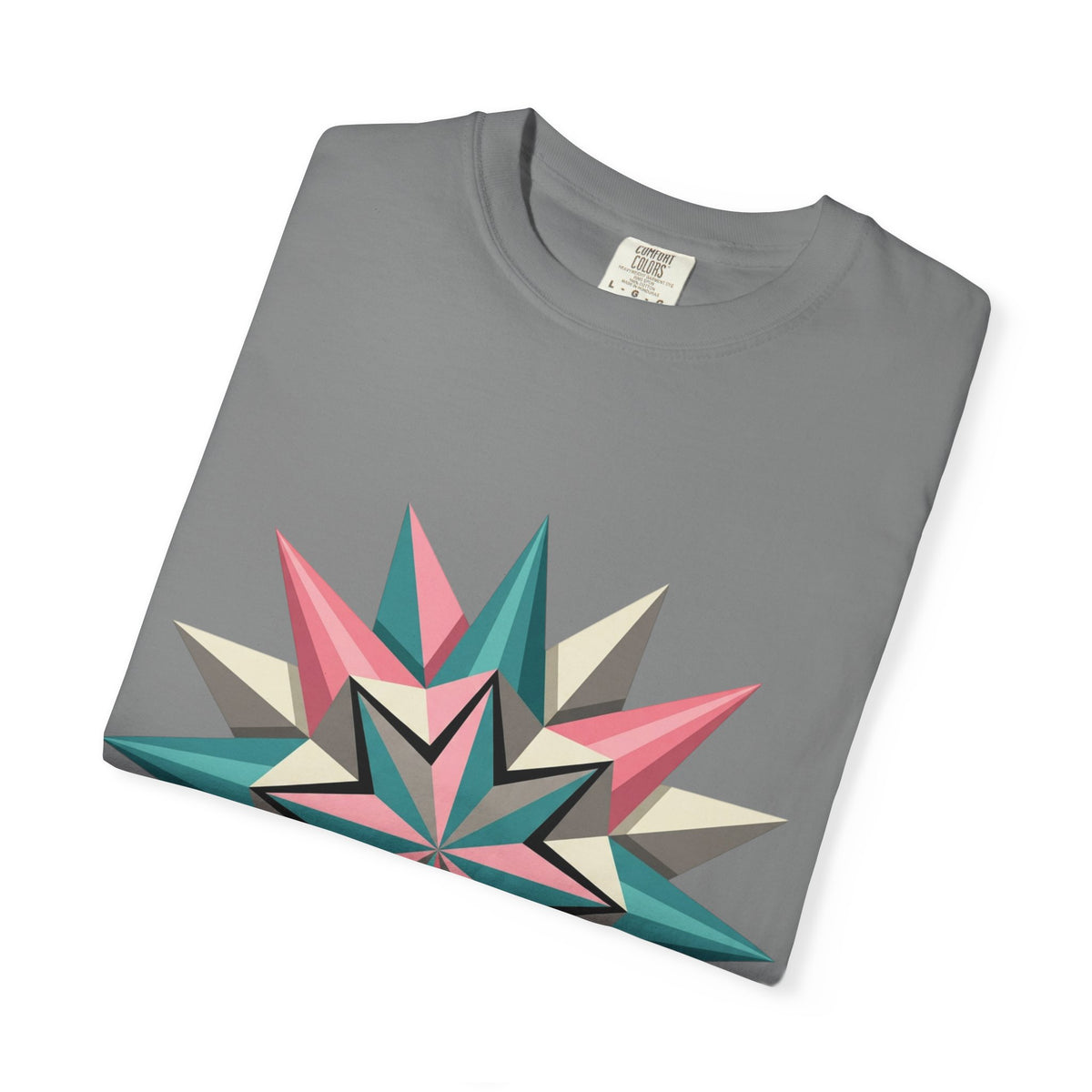 Geometric Starburst Graphic T-Shirt