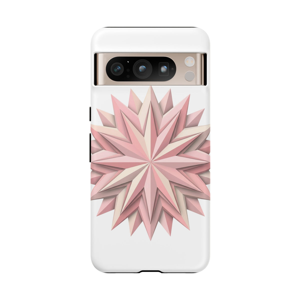 Pink Geometric Star Phone Case — Tough Protective iPhone Cover