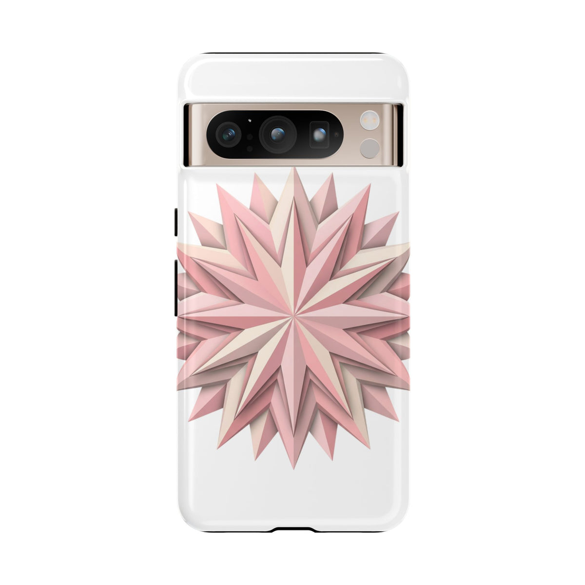 Pink Geometric Star Phone Case — Tough Protective iPhone Cover
