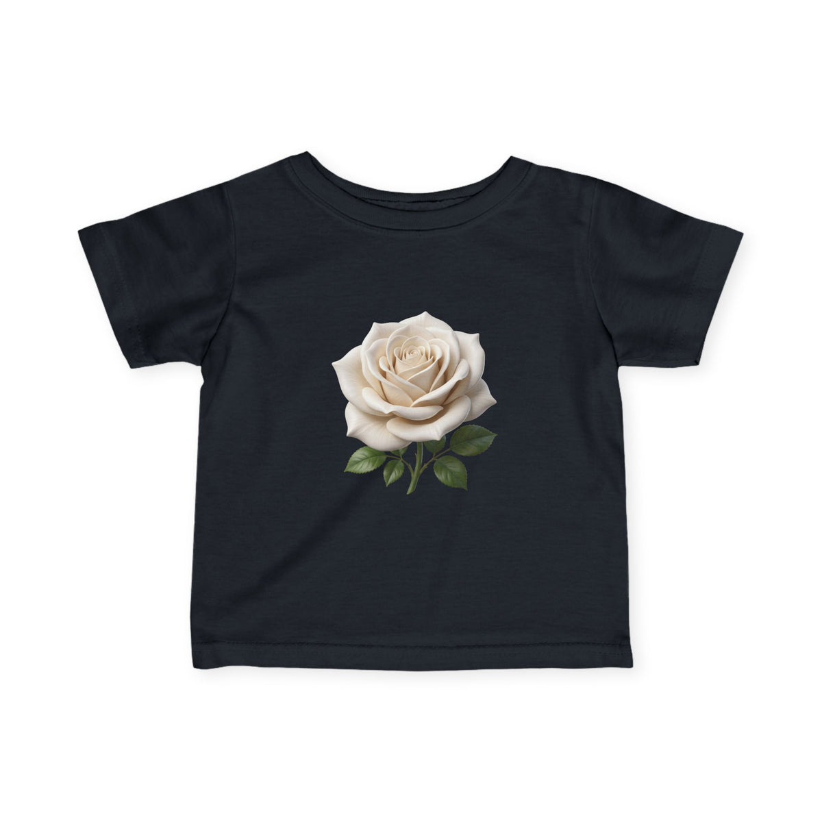 Infant Tee — Vintage Cream Rose Floral Baby Shirt