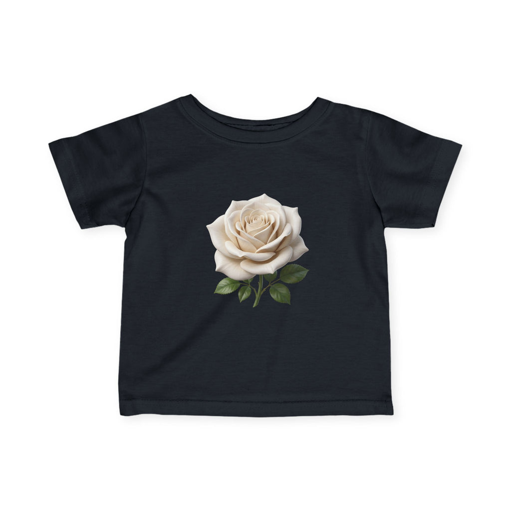 Infant Tee — Vintage Cream Rose Floral Baby Shirt