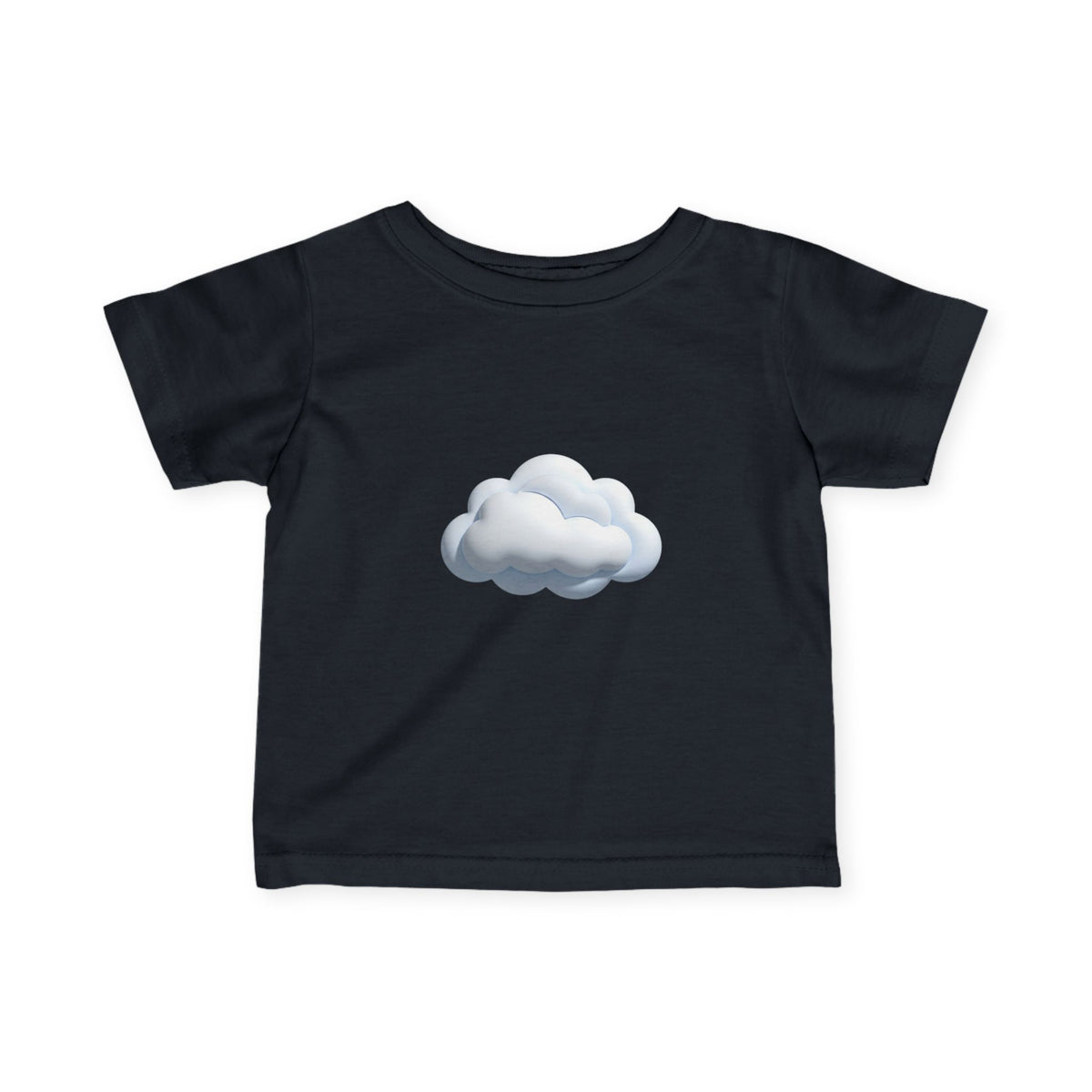 Baby Tee with Soft Cloud Graphic — Infant Cloud Print Shirt
